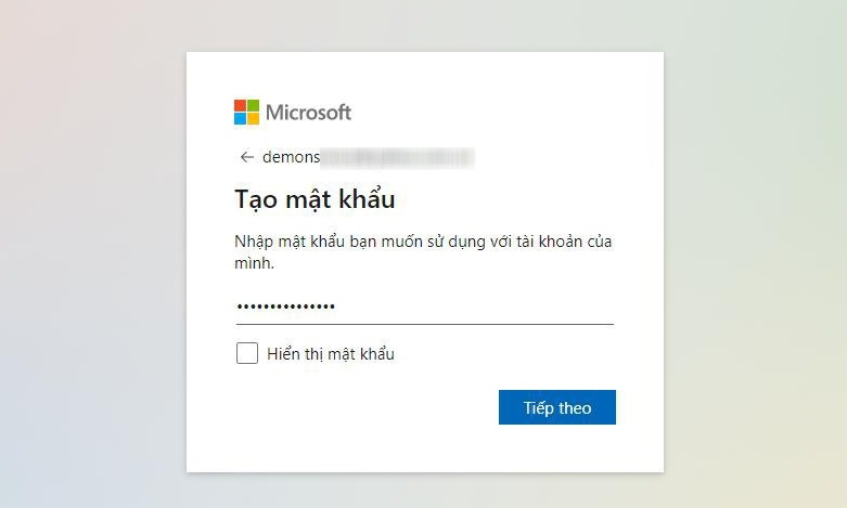 Cách đăng ký Microsoft Teams bằng email