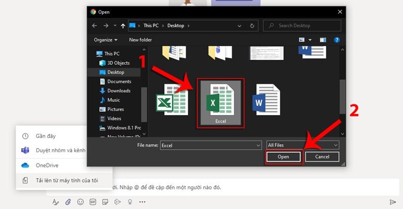 Cách chia sẻ tệp tin trên Microsoft Teams