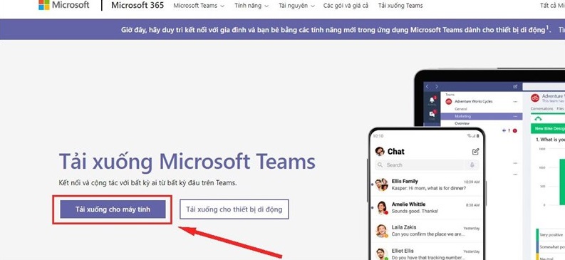 Cách tải và cài đặt Microsoft Teams cho máy tính