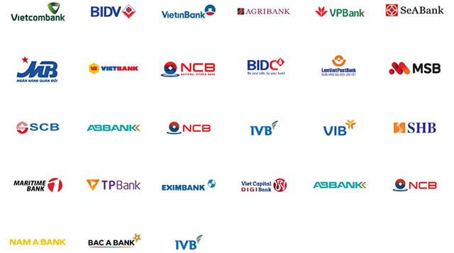 Các ngân hàng liên kết với Vnpay