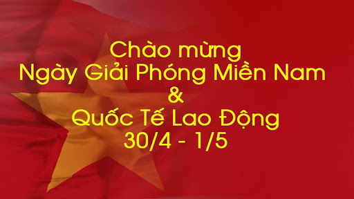 Thông báo nghỉ lễ 30/4 và 1/5