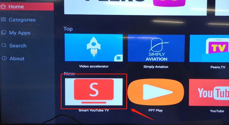 Cách tải và cài ứng dụng Smart YouTube TV trên tivi TCL