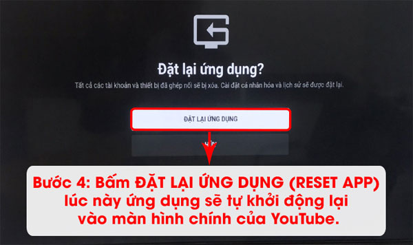 Xử lý tivi LG không xem được YouTube