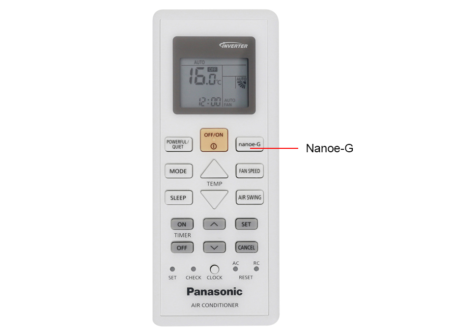Cách sử dụng remote máy lạnh Panasonic Nanoe