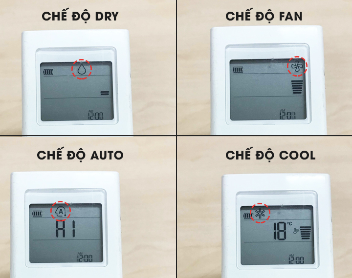 Các chế độ trên máy lạnh LG