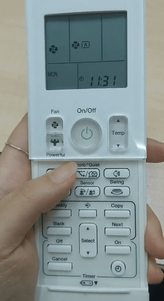 Hướng dẫn sử dụng remote máy lạnh Daikin dòng FTKM