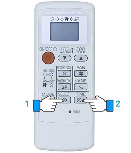 Cách sử dụng remote máy lạnh Mitsubishi dòng khác