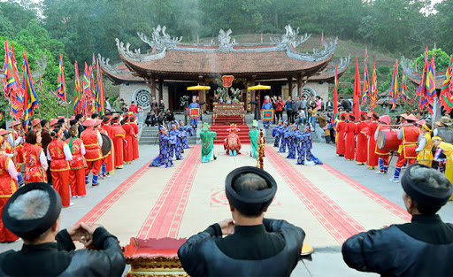 Lễ hội Đền Hùng được tổ chức ở Phú Thọ