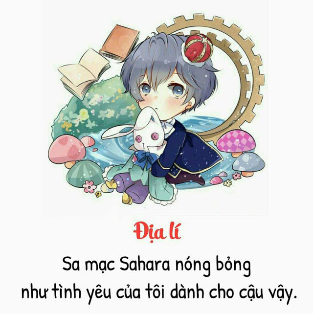 Những dòng stt, cap thả thính bằng môn địa lý chất lừ