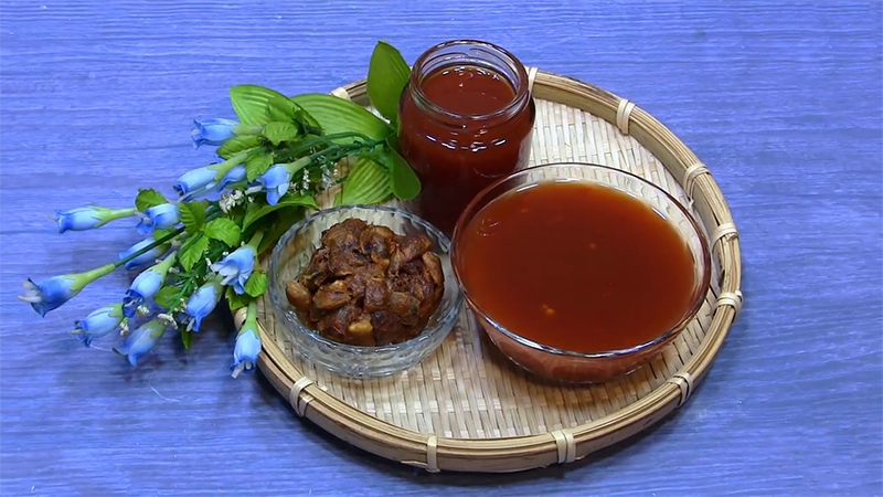 How to make tamarind sauce dipping rice paper