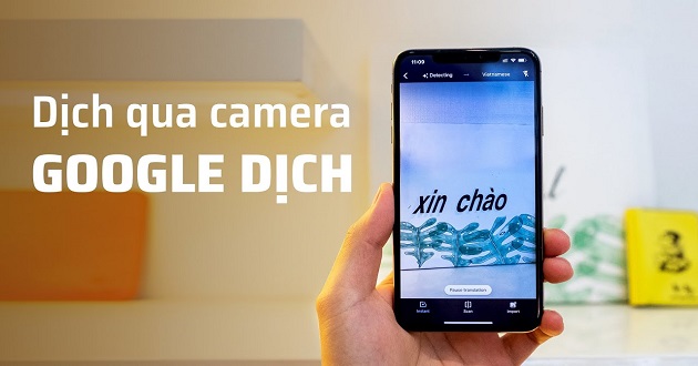 Dịch tiếng Anh bằng camera