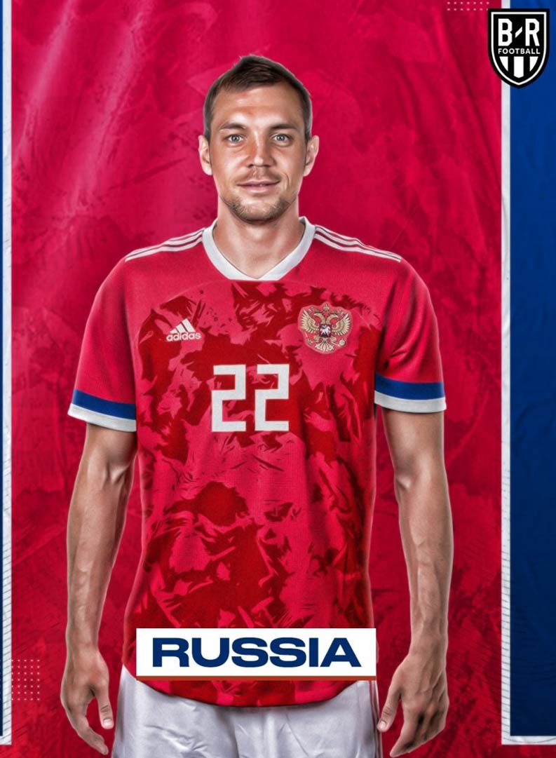 Áo EURO 2021 của tuyển Nga