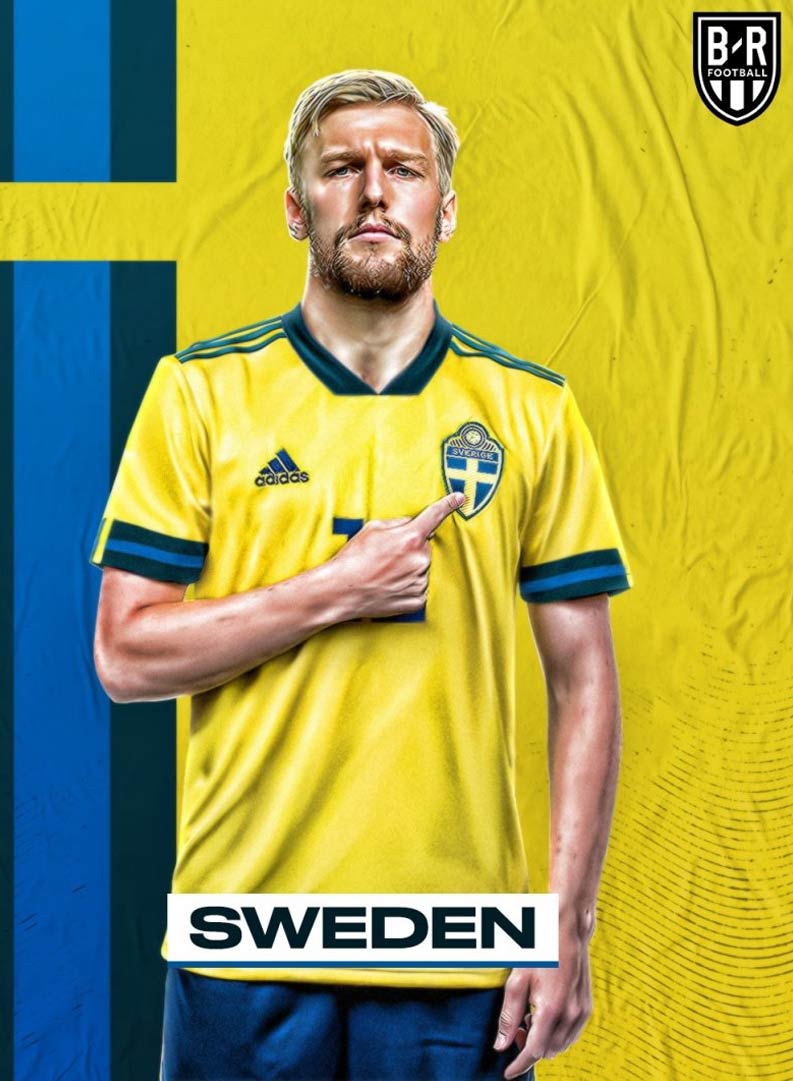 Áo EURO 2021 của tuyển Thụy Điển