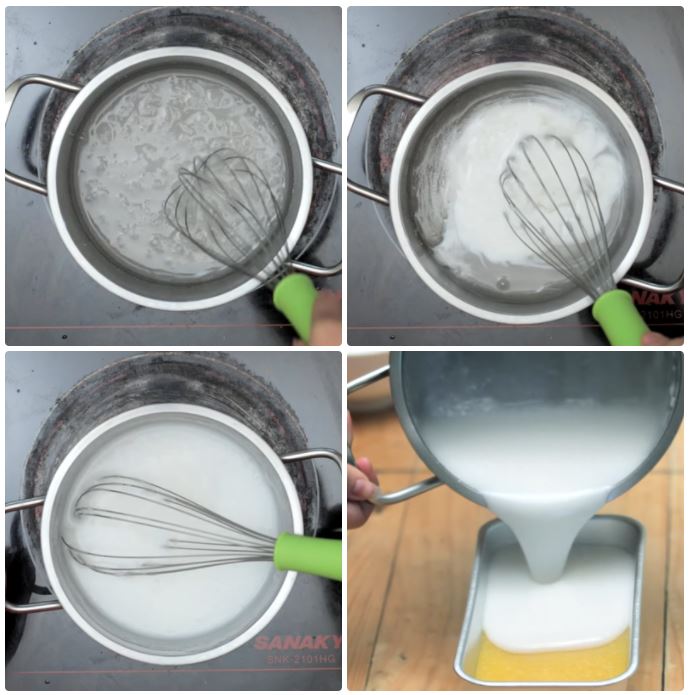 Cách làm thạch rau câu xoài nước cốt dừa mát lạnh đơn giản tại nhà