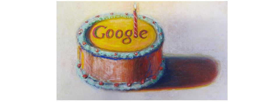 Sinh nhật Google 12 tuổi hạc (được vẽ vày Wayne Thiebaud)