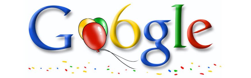 Sinh nhật Google 6 tuổi