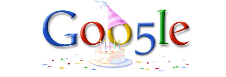 Sinh nhật Google 5 tuổi