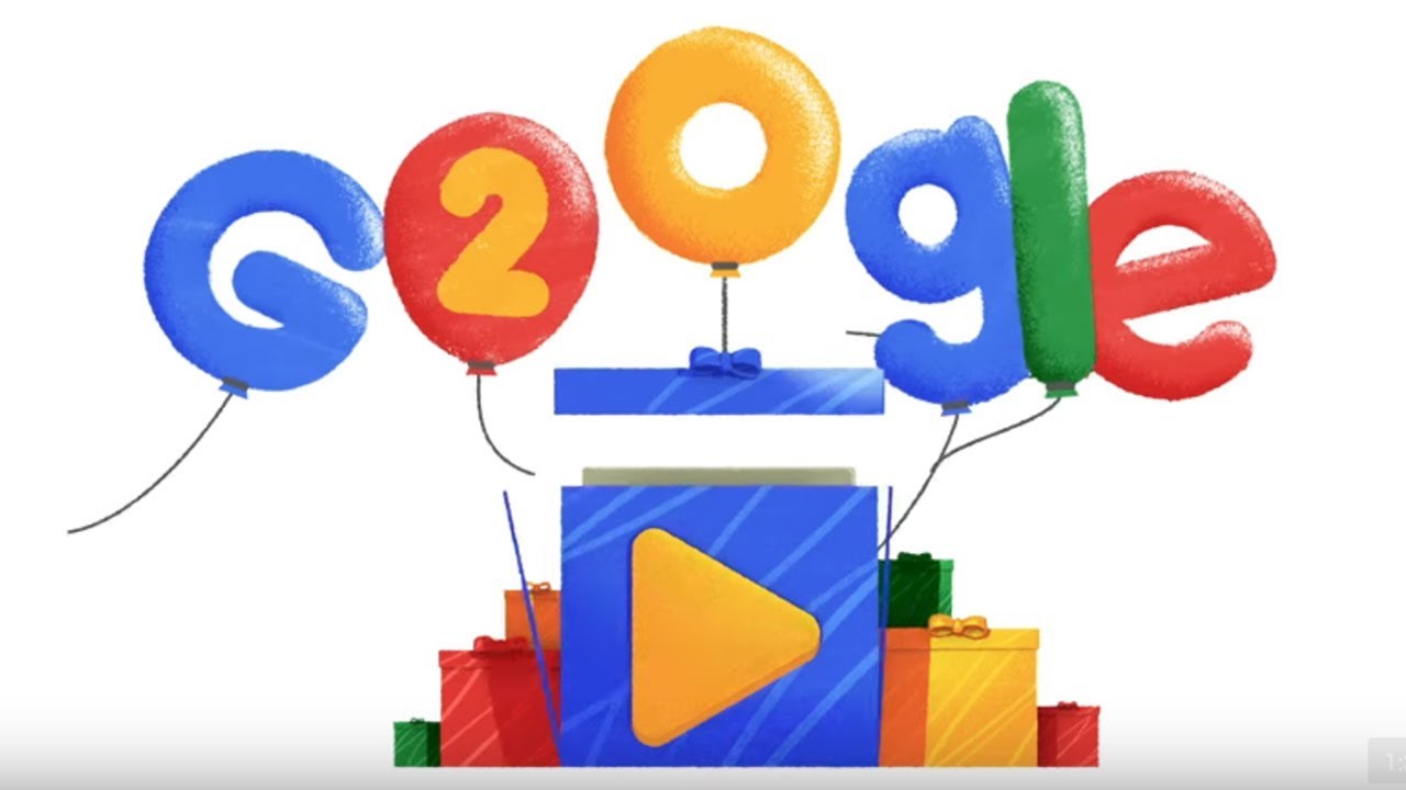 Sinh nhật Google trăng tròn tuổi