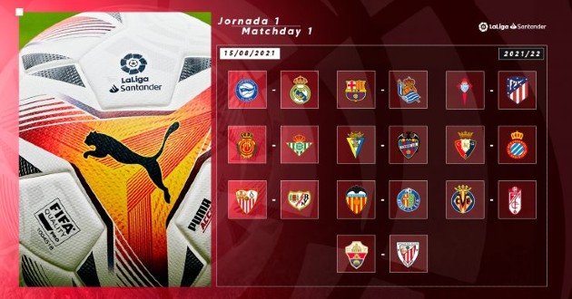Giải Bóng đá Vô địch Quốc gia Tây Ban Nha La Liga mùa giải 2021/22 có sự tranh tài của 20 CLB.