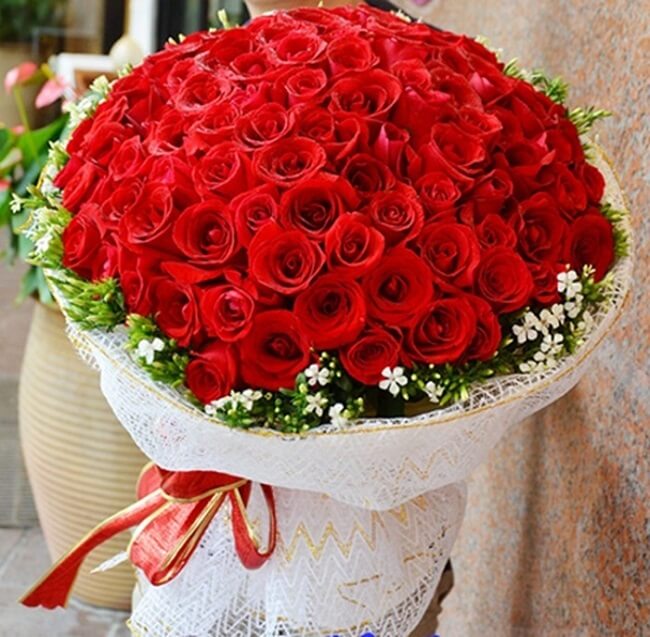 Hình ảnh bó hoa hồng đẹp