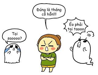 Hình ảnh tháng cô hồn