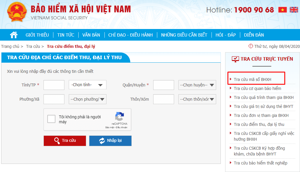 Cách tra cứu BHYT hộ gia đình