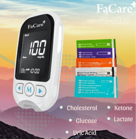 Máy đo đường huyết 5 trong 1 FaCare TD-4216&FC-M168