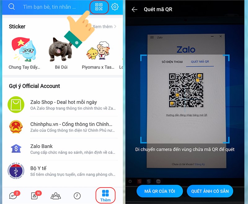 Cách đăng nhập Zalo bằng mã QR trên máy tính