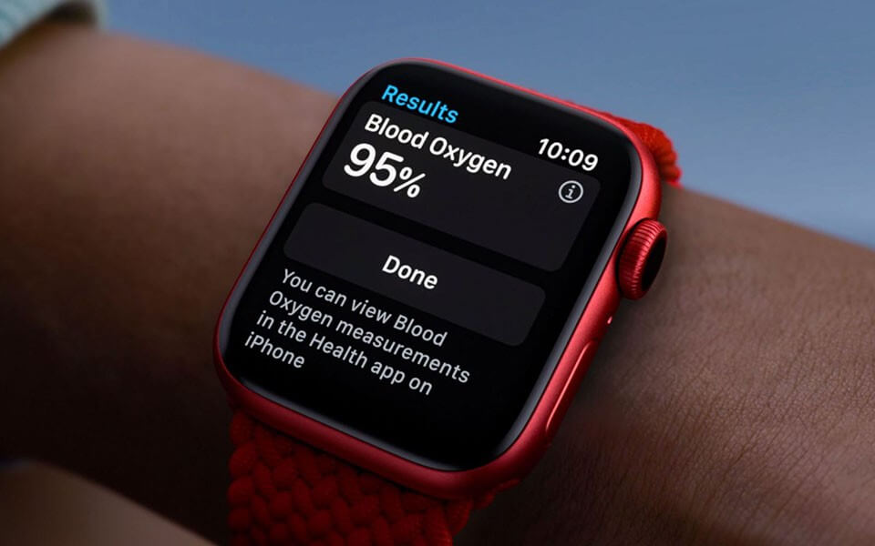 Tính năng đo nồng độ oxy trong máu của Apple Watch Series 6