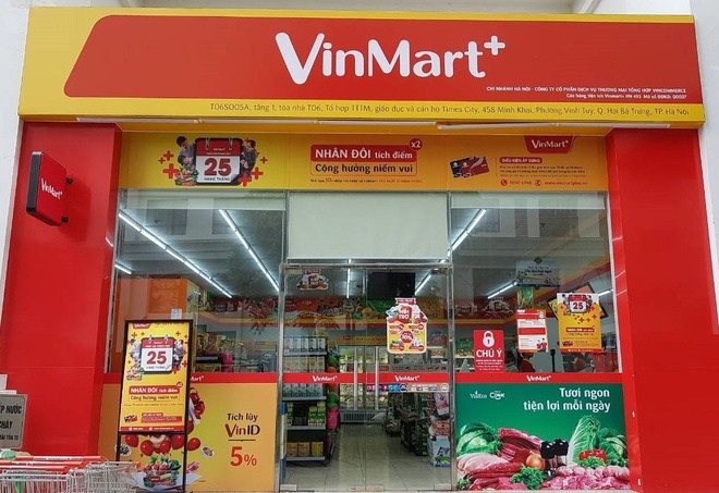 Các siêu thị VinMart+ tại Hà Nội
