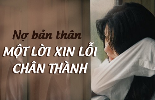 Stt xin lỗi bản thân mình