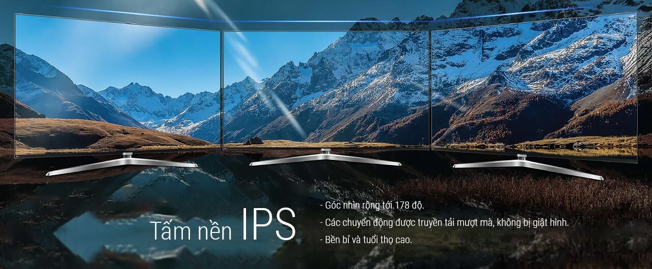 Tivi Casper có màn hình công nghệ ÍPS
