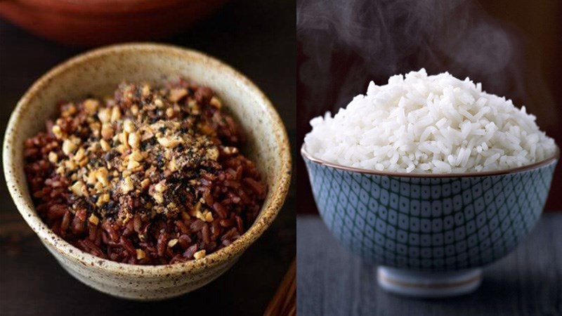 Nên chọn cơm gạo trắng hay cơm gạo lứt?