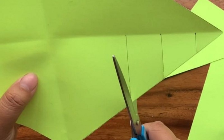 Cách làm lồng đèn Trung Thu bằng giấy A4 đốm lửa