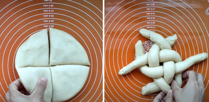 Cách làm bánh mì hoa cúc bằng nồi cơm điện