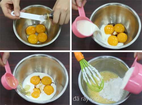 Cách làm bánh gato bằng nồi cơm điện không cần máy đánh trứng