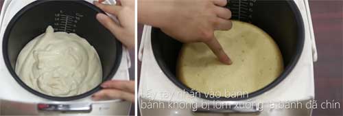 Cách làm bánh gato bằng nồi cơm điện không cần máy đánh trứng