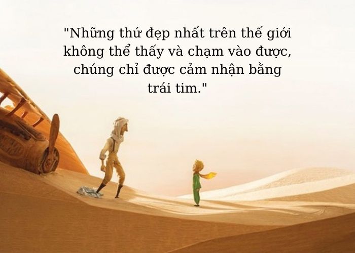 Những câu quote ý nghĩa trong Hoàng tử bé