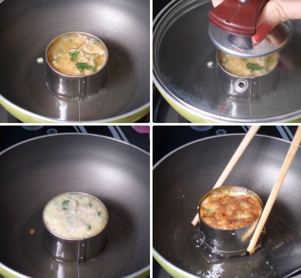 Cách làm trứng chiên nấm