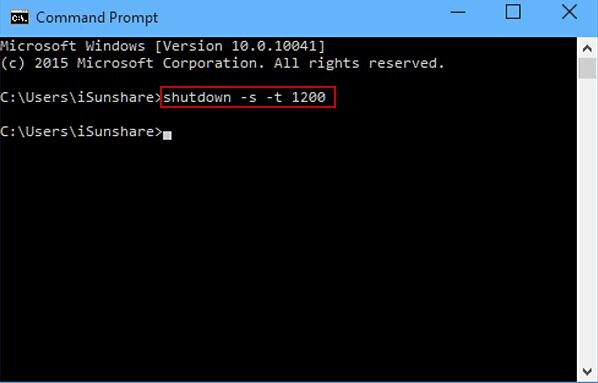 Cách hẹn giờ tắt máy tính Win 7, Win 10 bằng Command Prompt 