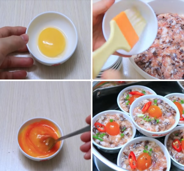 Cách làm thịt chưng trứng muối