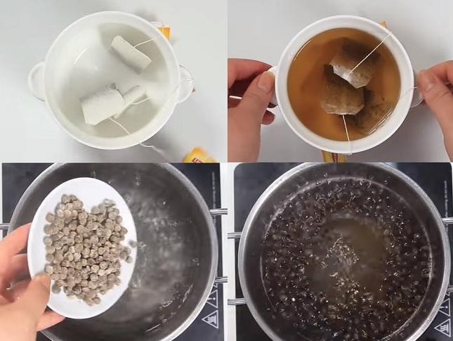 Cách làm trà sữa khoai lang tím
