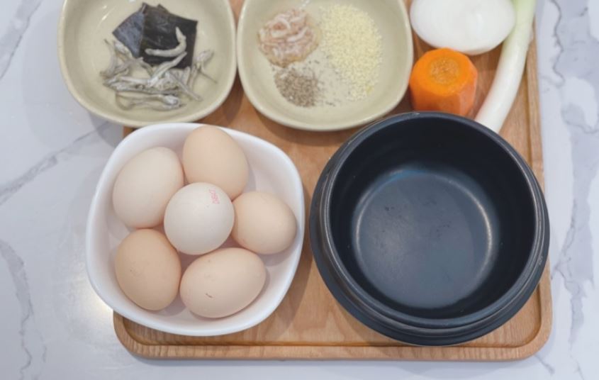Cách làm trứng hấp Hàn Quốc truyền thống