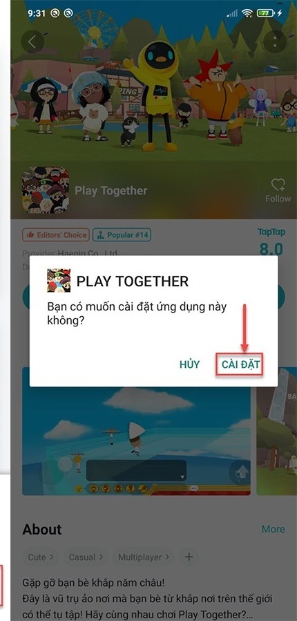 Cách tải Play Together phiên bản mới nhất