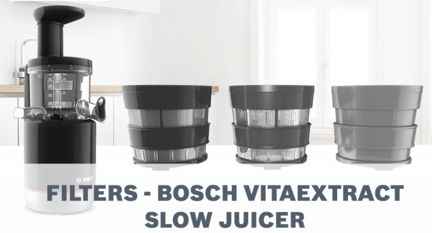 Máy ép chậm Bosch ứng dụng công nghệ ép VitaExtract Slow