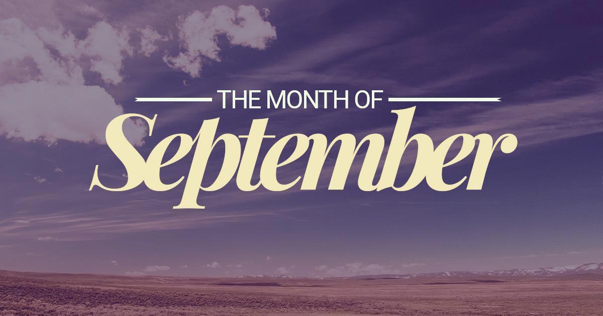 Tháng 9 trong tiếng Anh có nghĩa là gì?