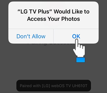 Cách kết nối điện thoại với tivi LG