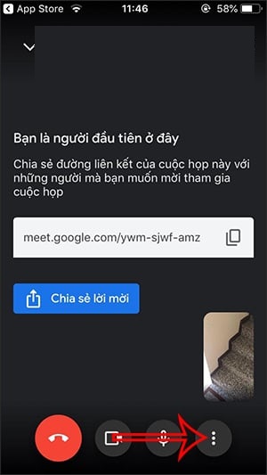 Cách chia sẻ màn hình trên Google Meet cho iPhone
