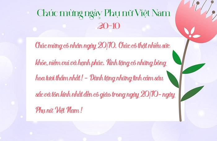 Thiệp chúc mừng 20/10 cho cô giáo 5