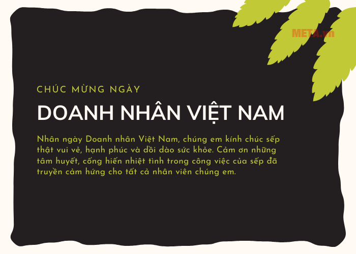 Thiệp chúc mừng ngày Doanh nhân Việt Nam